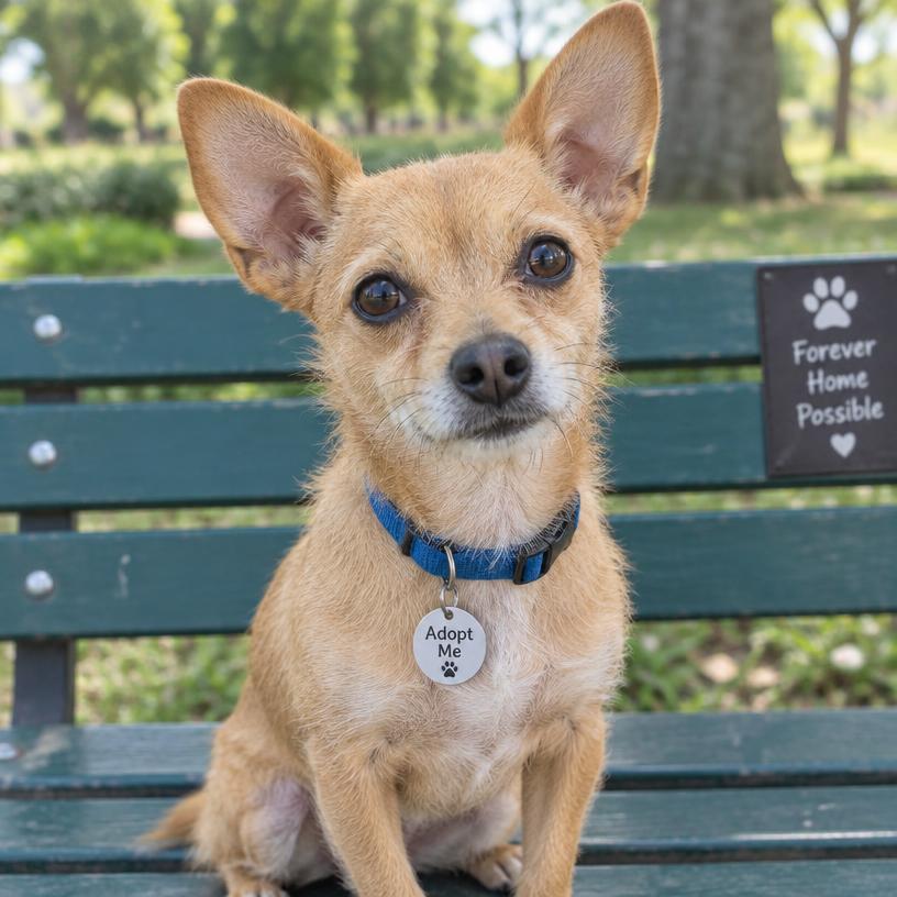Peanut, sample Chihuahua Terrier Mix