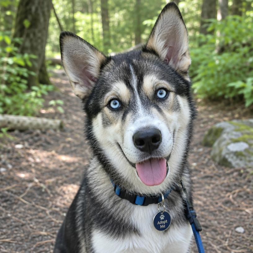 Luna, sample Husky Shepherd Mix